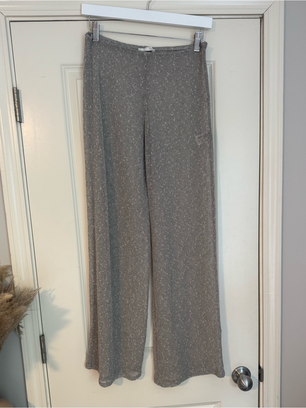 Zara Gray knit cover up pants!